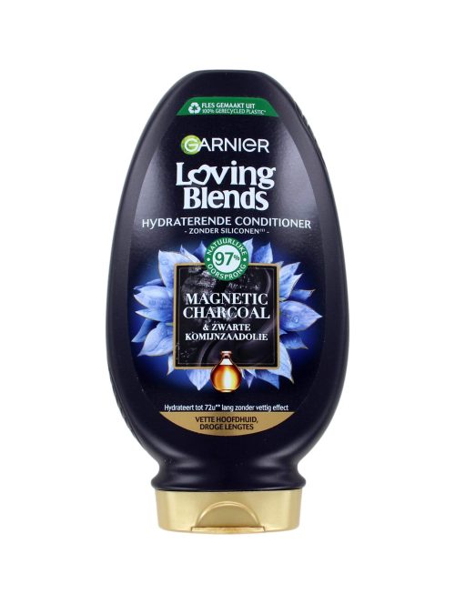 Garnier Loving Blends Conditioner Magnetic Charcoal & Zwarte Komijnzaad, 250 ml