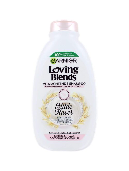 Garnier Loving Blends Shampoo Milde Haver, 300 ml