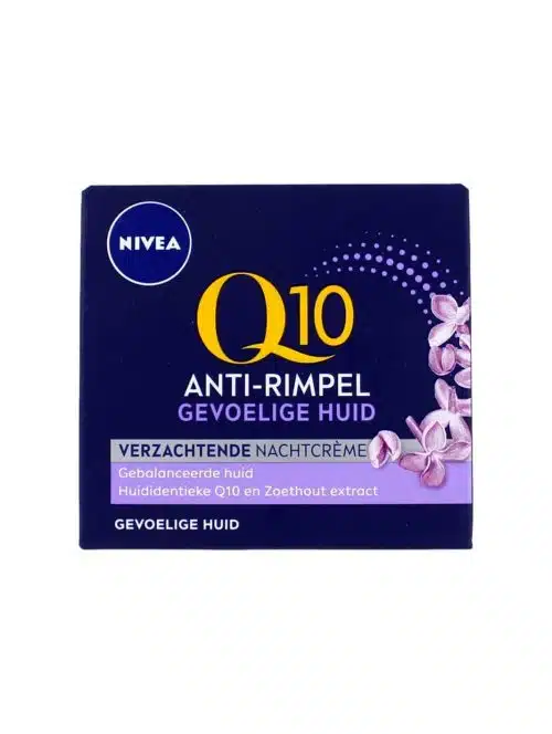 Nivea Nachtcreme Q10 Power Gevoelige Huid, 50 ml