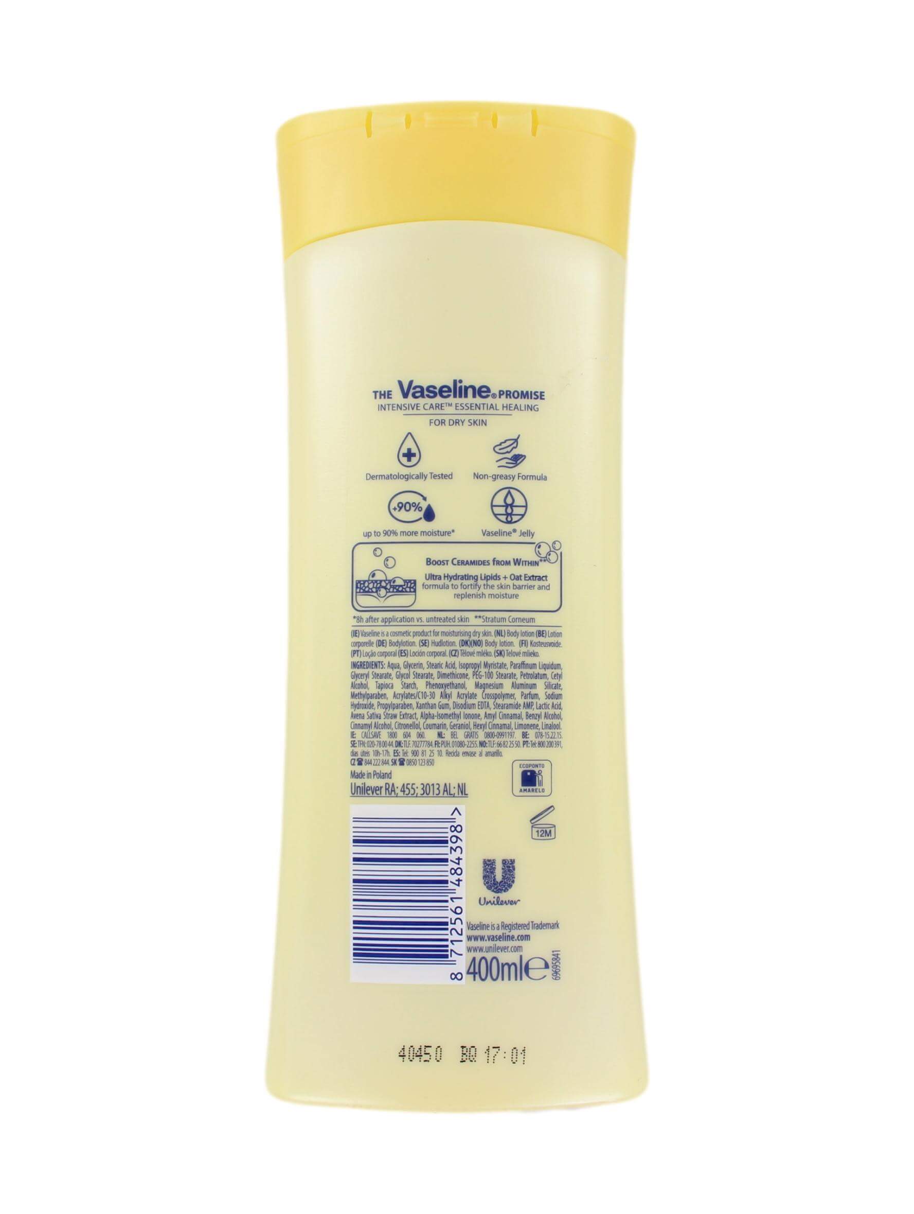 Vaseline Bodylotion Intensive Care Essential Healing, 400 ml