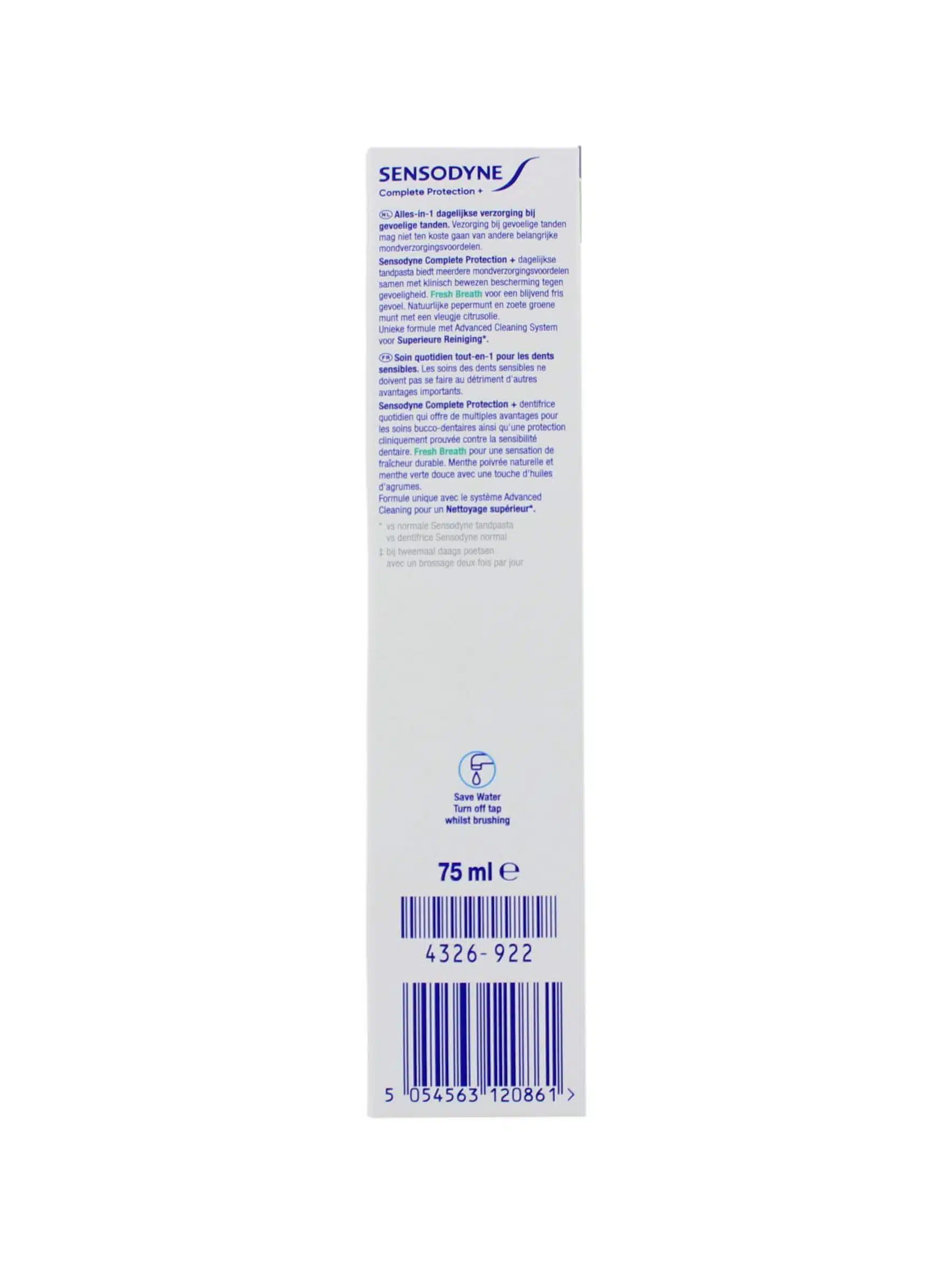 Sensodyne Tandpasta Complete Protection Frisse Adem, 75 ml