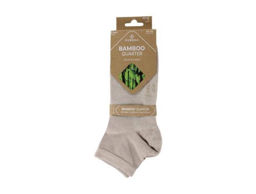 Bamboo Quarter Sokken Sand 2-pack
