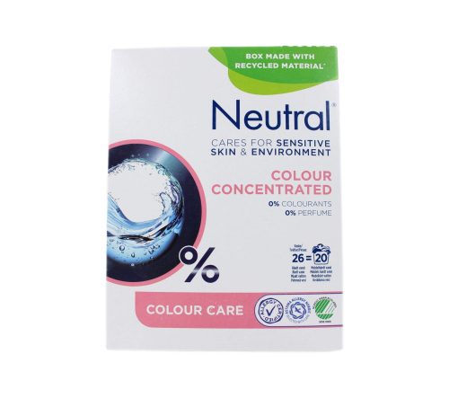 Neutral Waspoeder Colour 20 Wasbeurten, 975 Gram