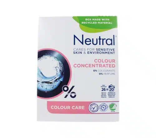 Neutral Waspoeder Colour 20 Wasbeurten, 975 Gram