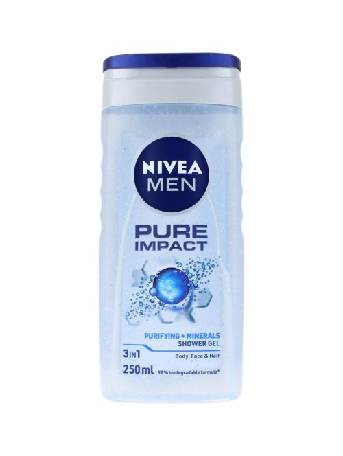 Nivea Men Douchegel Pure Impact 3in1 250 ml