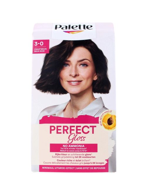 Palette Haarkleuring Perfect Gloss 3-0 Zwartbruin