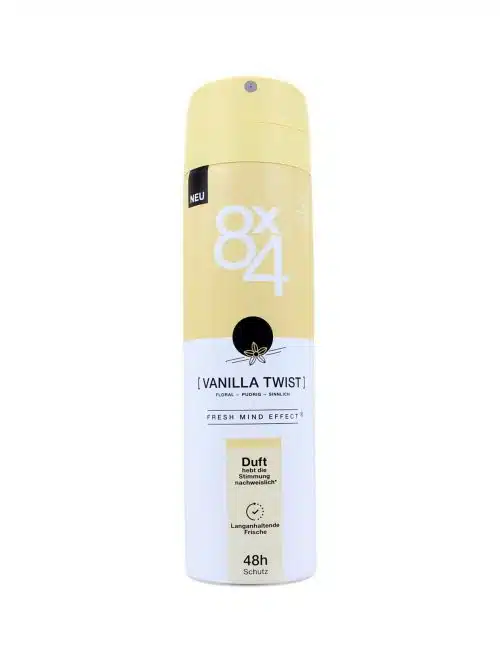 8x4 Deodorant Spray Vanilla Twist, 150 ml